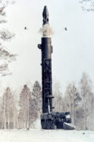 SS-20 Soviet ballistic missile
