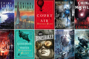 Steampunk book covers