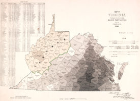 1861 Virginia map
