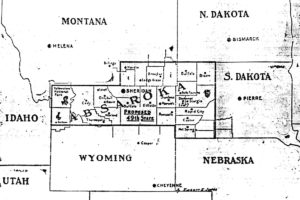 1939 Absaroka map