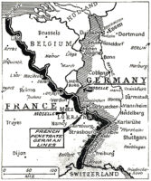 France Saar Offensive map