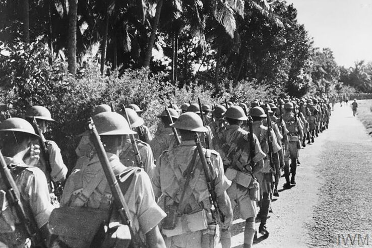 Indian soldiers in Malaya