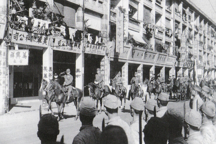 Japanese soldiers in Hong Kong