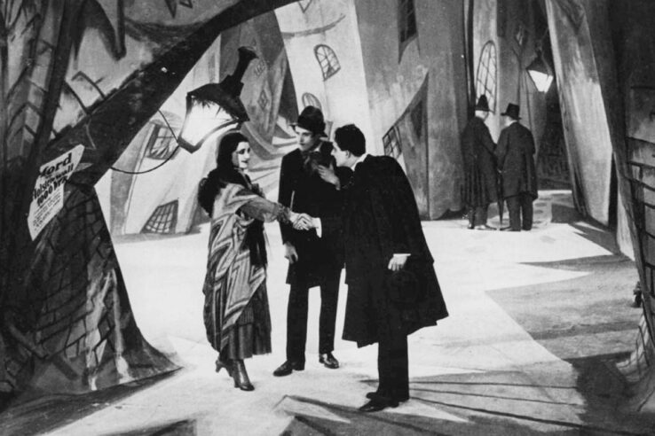 The Cabinet of Dr Caligari scene