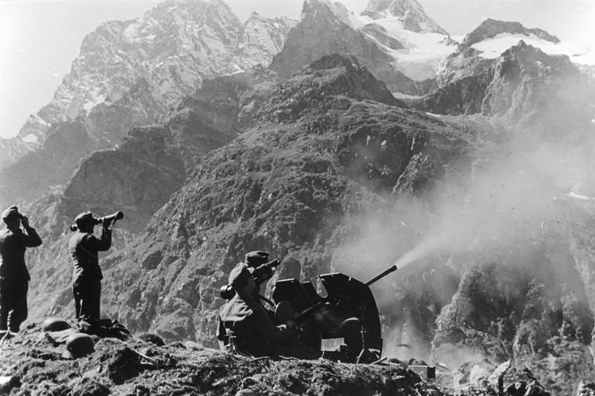 German soldiers in the Caucasus