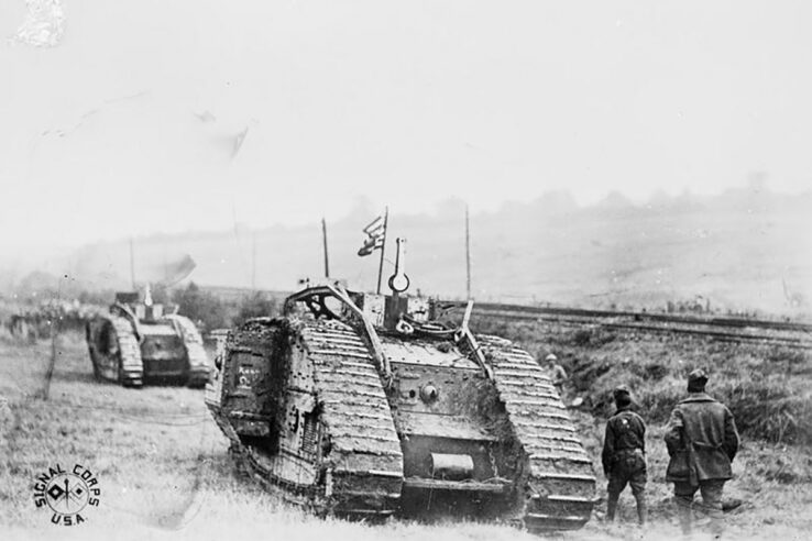 American tank in France
