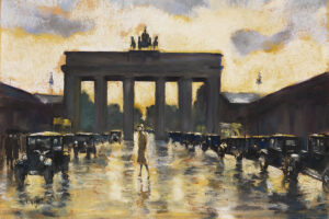 Brandenburg Gate Berlin Germany postcard