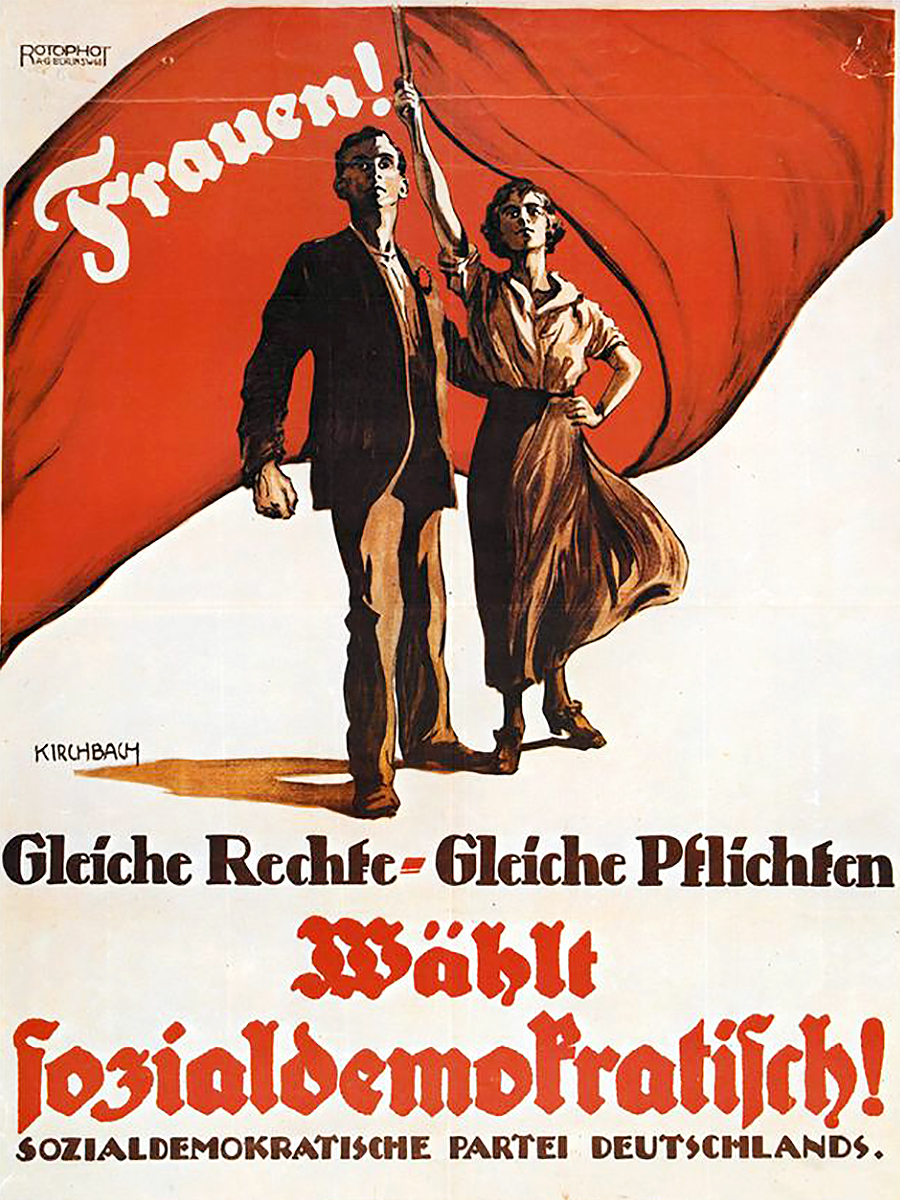 1919 German Social Democratic Party election poster