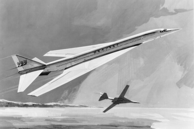 Boeing 733 artwork