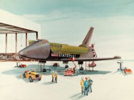 McDonnell Douglas space shuttle concept art