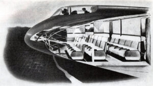 Northrop flying wing cutaway