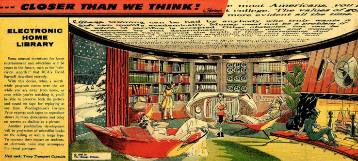 Electronic Home Library comic