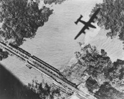 American bomber over Burma