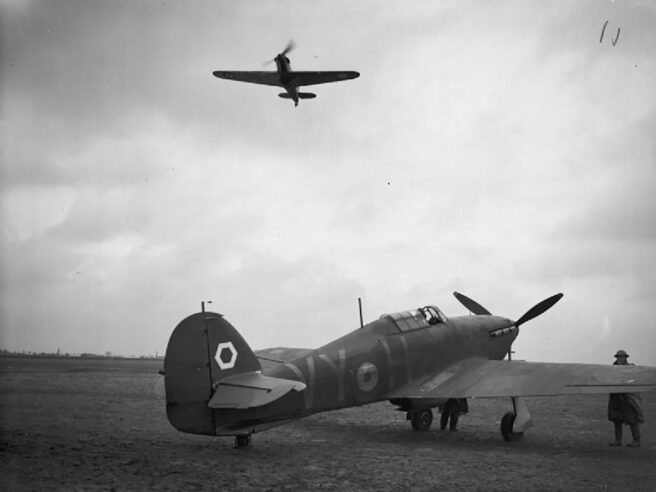 British Hurricane fighter aircraft