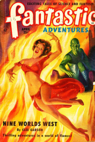 Fantastic Adventures April 1951 cover