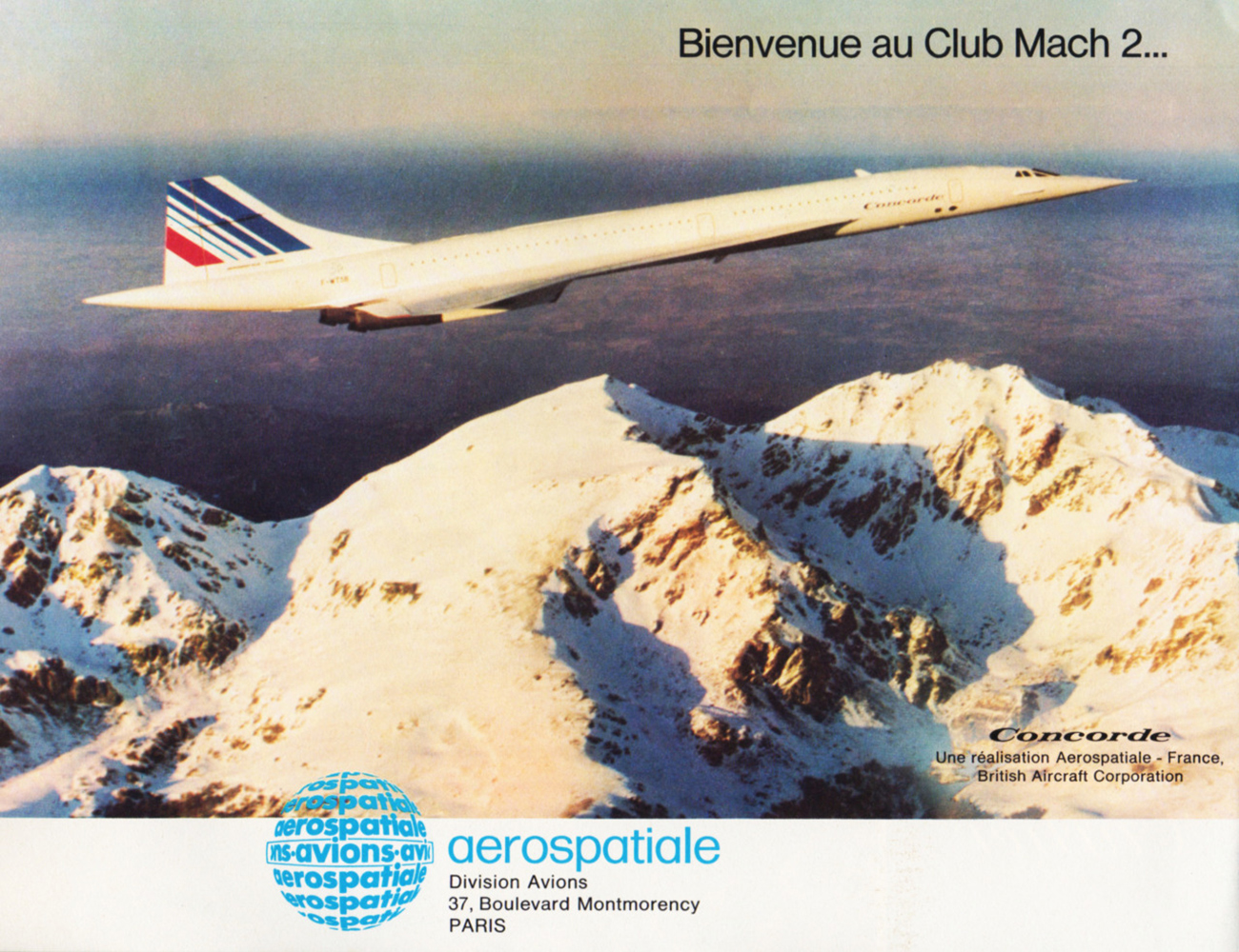 Concorde advertisement