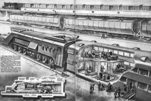 Soviet nuclear train cutaway